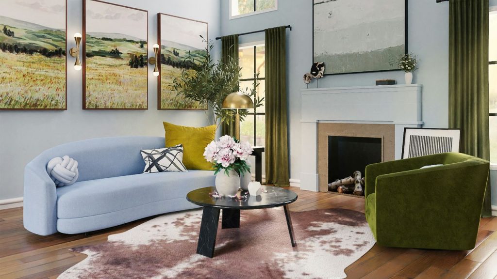 Ground the Couch with a Rug