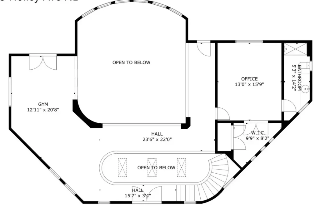 Luxury 3-Story Estate with Spiral Staircases and Mountain Views in Albuquerque (With Floor Plan)