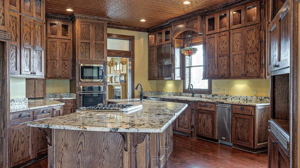 Victorian-Style Kitchen with Storage