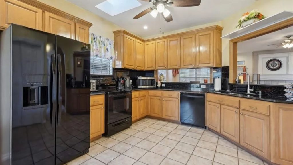 Bright Kitchen with Granite Finishes
