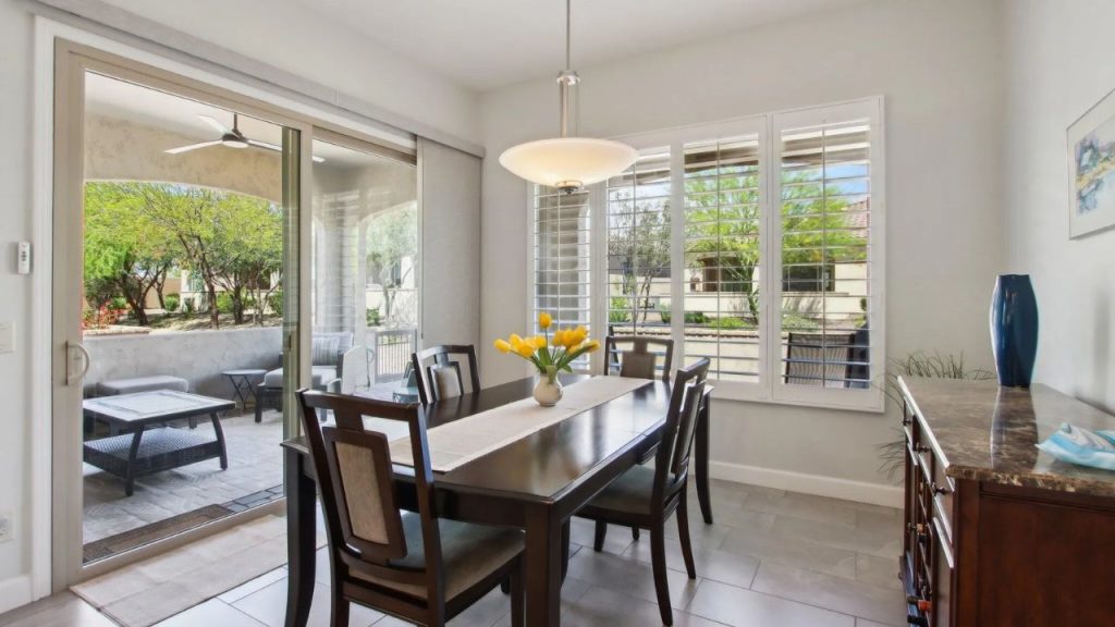 Light-Filled Dining with Patio Access