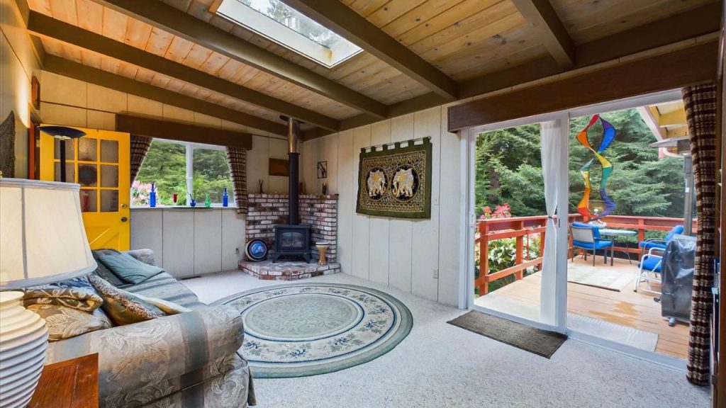 Vaulted Living with Forest Views