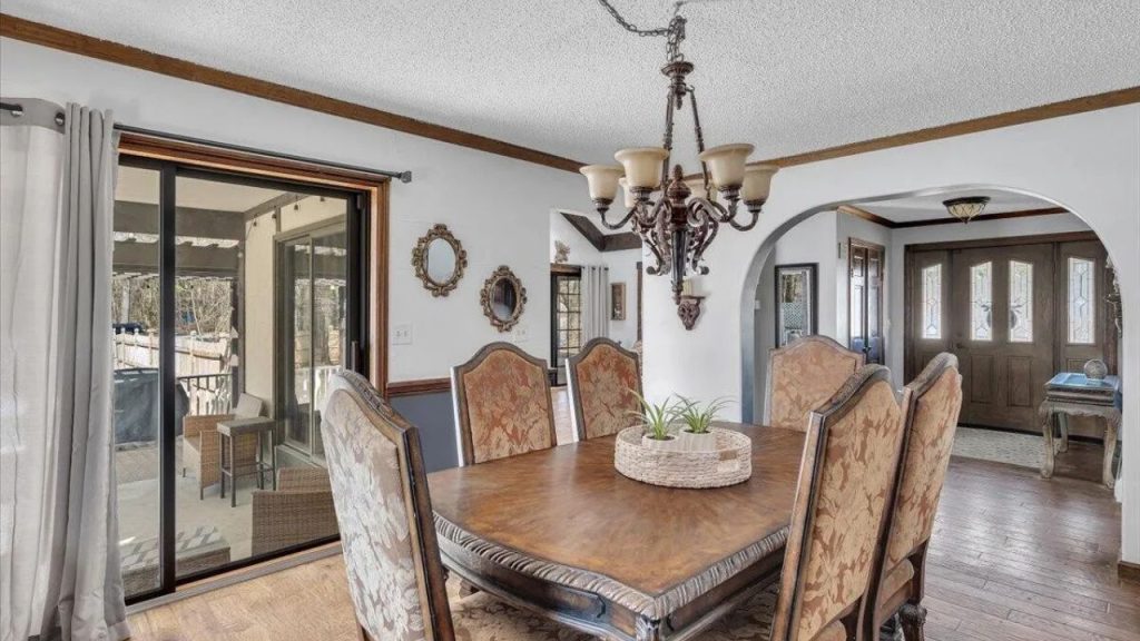 Elegant Dining Room with Outdoor Access