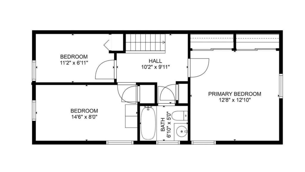 Efficient Upper-Level Floor Plan