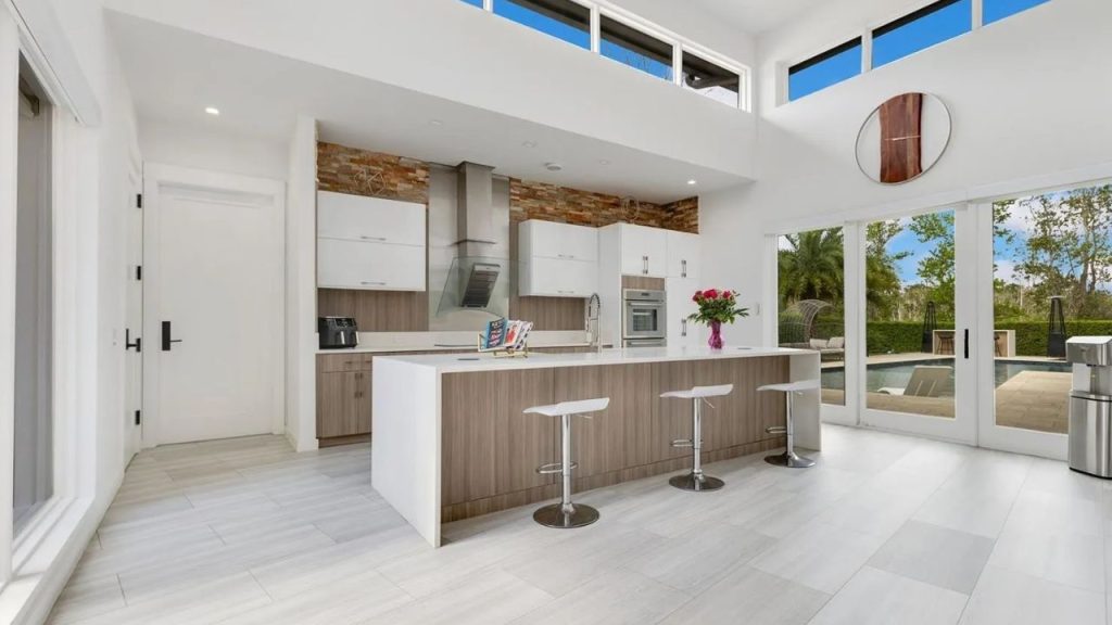 Open-Concept Kitchen and Patio Access
