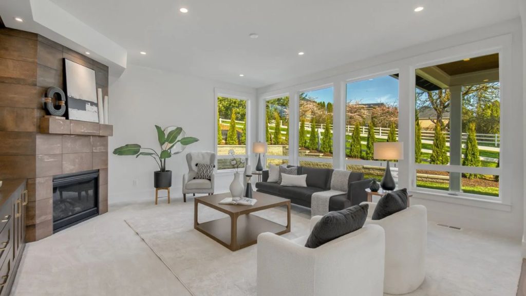 Bright Modern Family Room Oasis