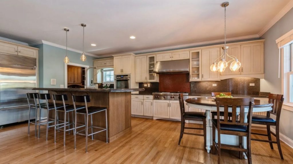 Gourmet Kitchen with Island Seating