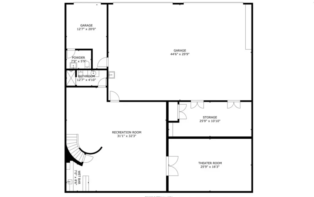 Luxury 3-Story Estate with Spiral Staircases and Mountain Views in Albuquerque (With Floor Plan)