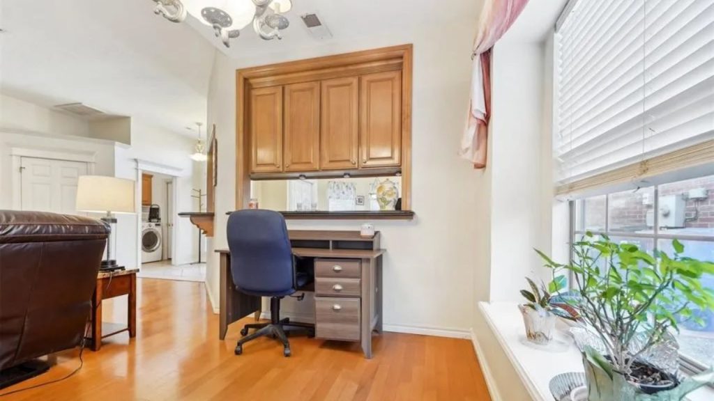 Compact Workspace with Natural Light