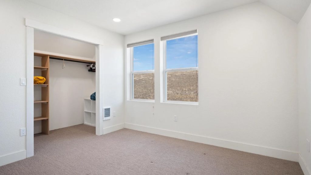 Bright Bedroom with Walk-In Closet