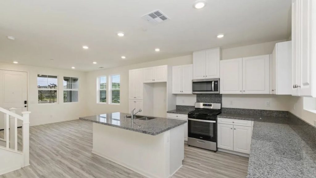 Bright Kitchen with Island Views