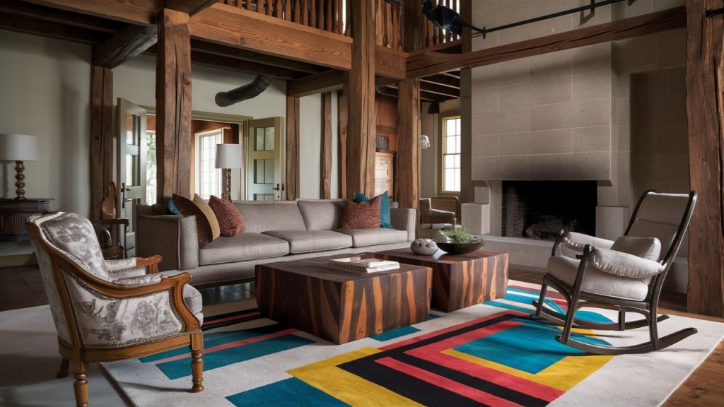 Room with Clashing Styles