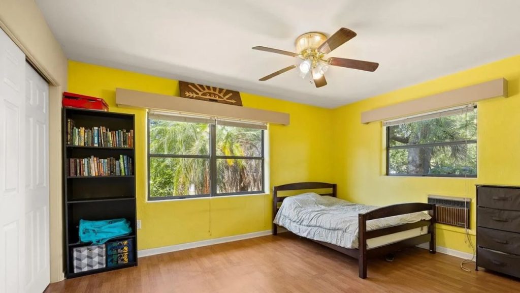 Sunny Bedroom with Dual Windows