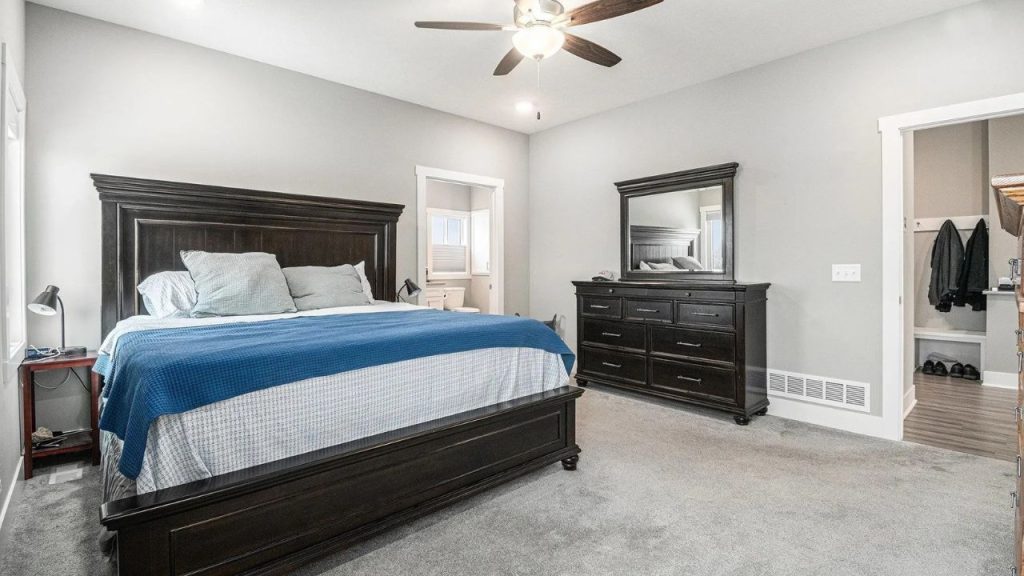 Elegant and Cozy Primary Bedroom