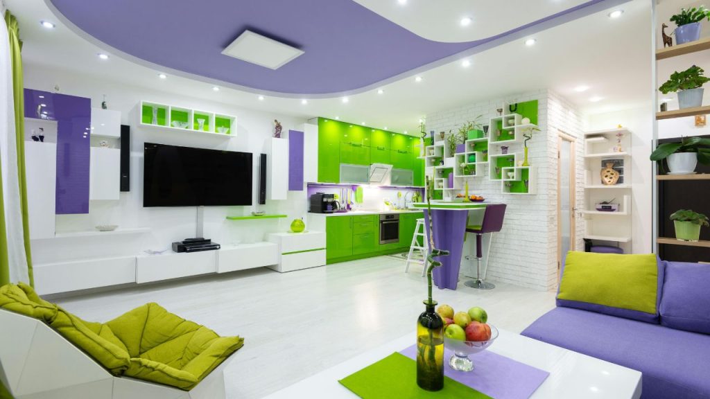 Neon Accents Kitchen