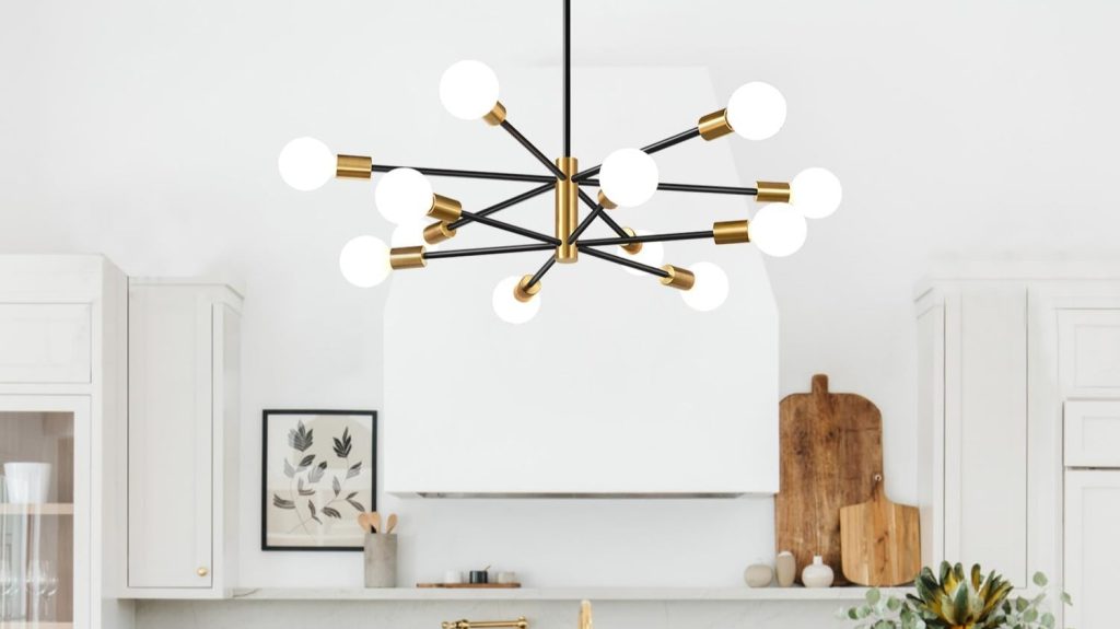 Mid-Century Modern Sputnik Chandelier