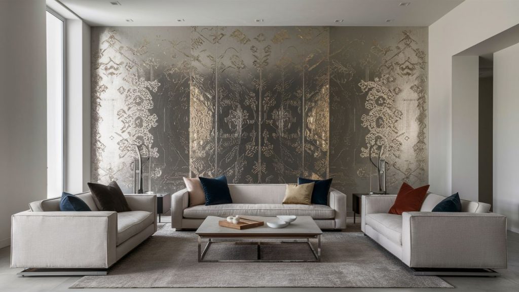 Metallic Wallpaper or Wall Murals