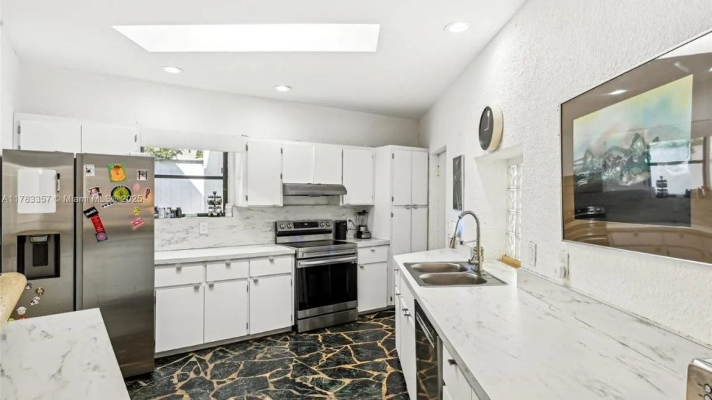 Stylish Kitchen with Skylight
