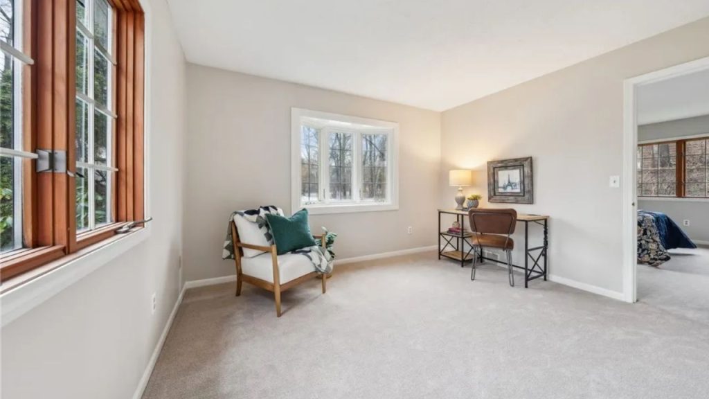 Peaceful Office Nook with Natural Light