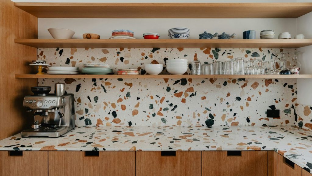 Home with Trendy Backsplashes