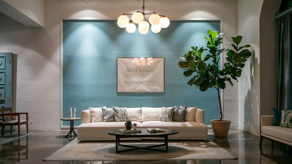 Powder Blue Interior