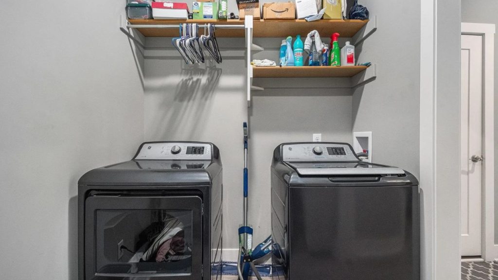 Modern and Efficient Laundry Room