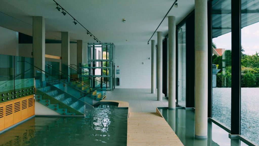 Indoor Water Features is an interior design choice that is difficult to maintain.