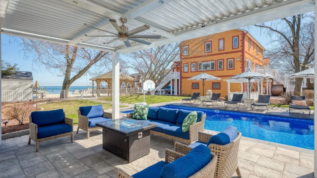 Resort-Style Pool with Bay Views