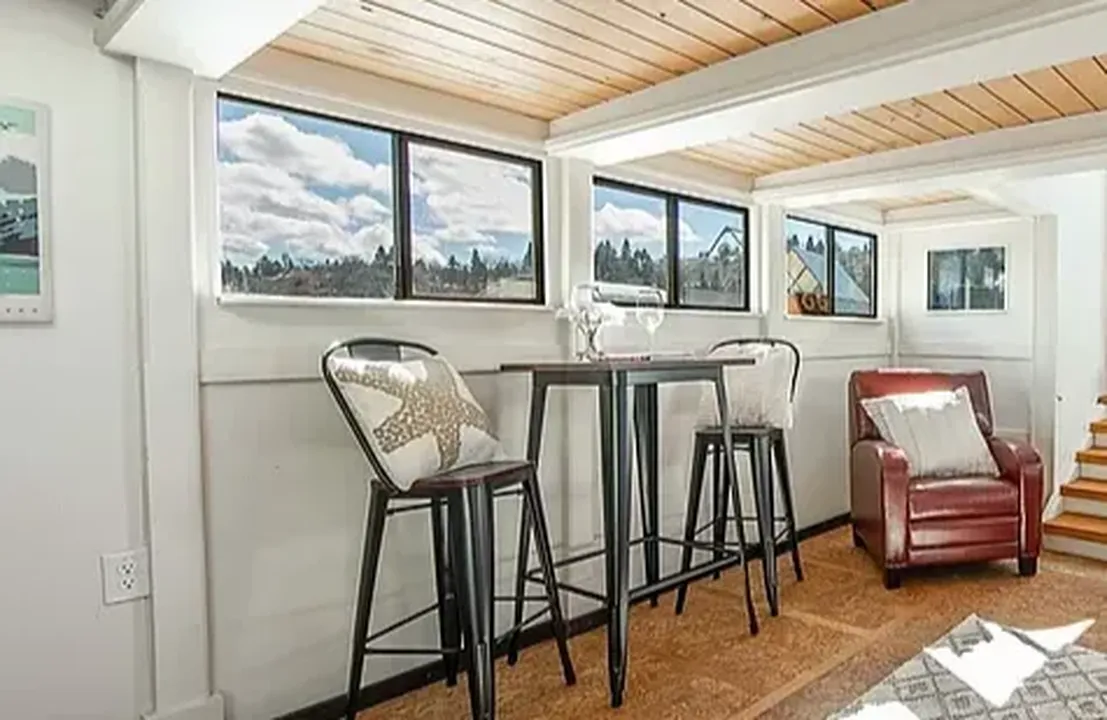 Tour This 1-Bedroom Floating Home with Upper Deck and Heated Floors in Seattle (Floor Plan Included)