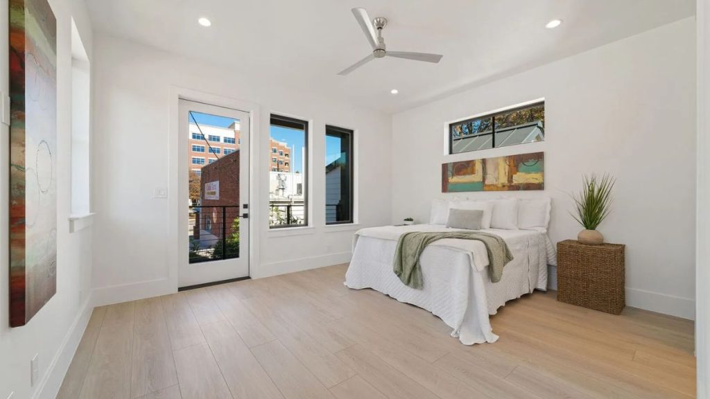 Sunlit Bedroom with Private Balcony