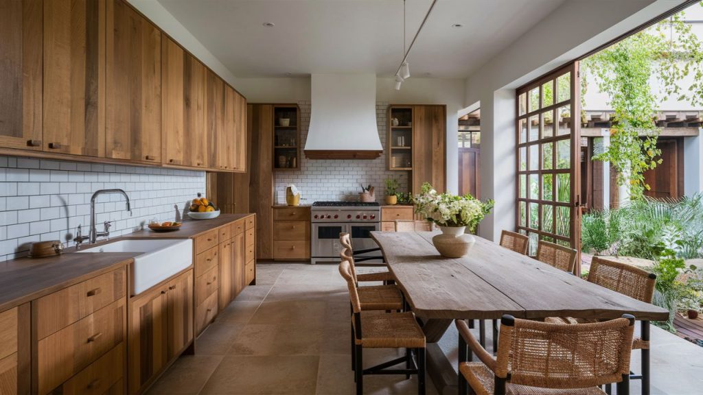 Natural Wood Cabinets