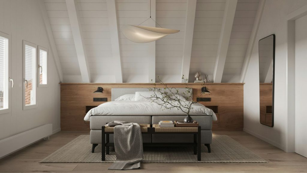 Bedroom with Scandinavian Serenity
