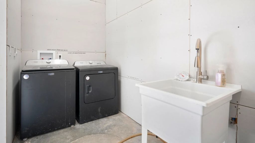 Functional Laundry with Utility Sink