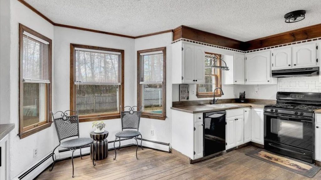 Bright Kitchen with Sunny Breakfast Nook