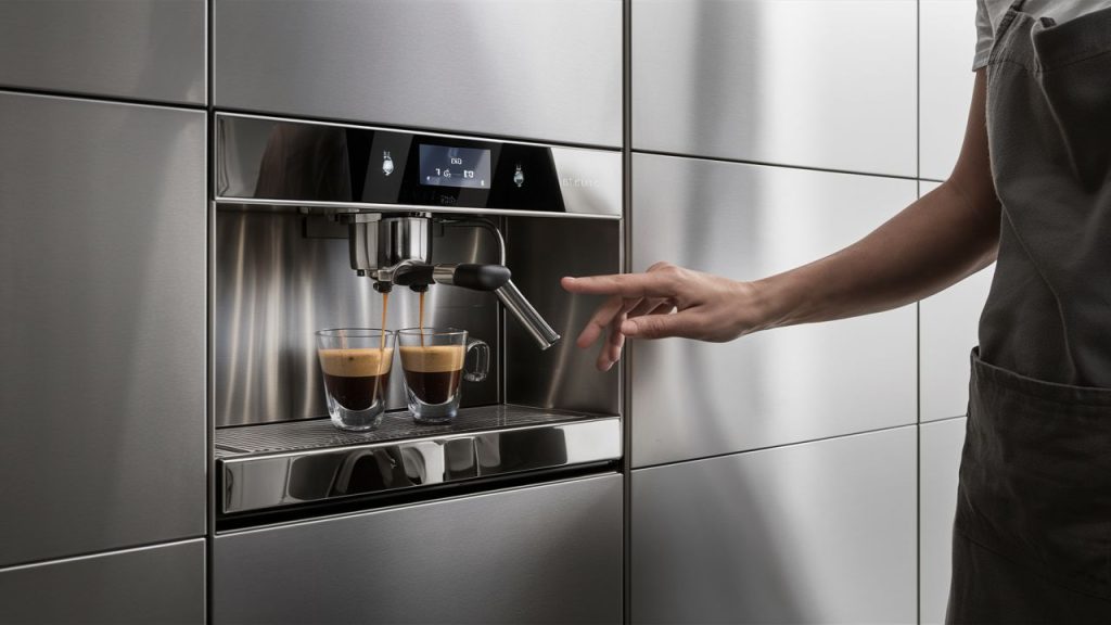 Home with Built-In Coffee Stations