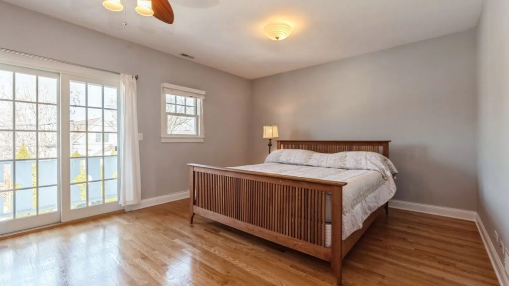 Cozy Bedroom with Outdoor View