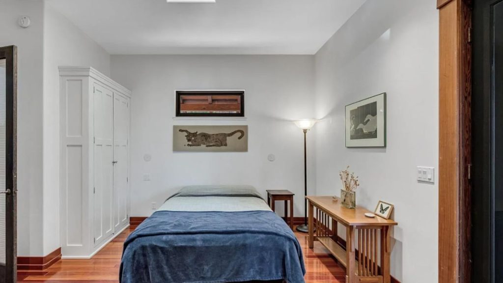 Minimalist Bedroom with Warm Tones