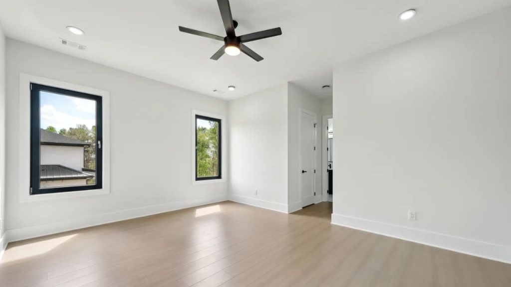 Expansive and Airy Bedroom Retreat