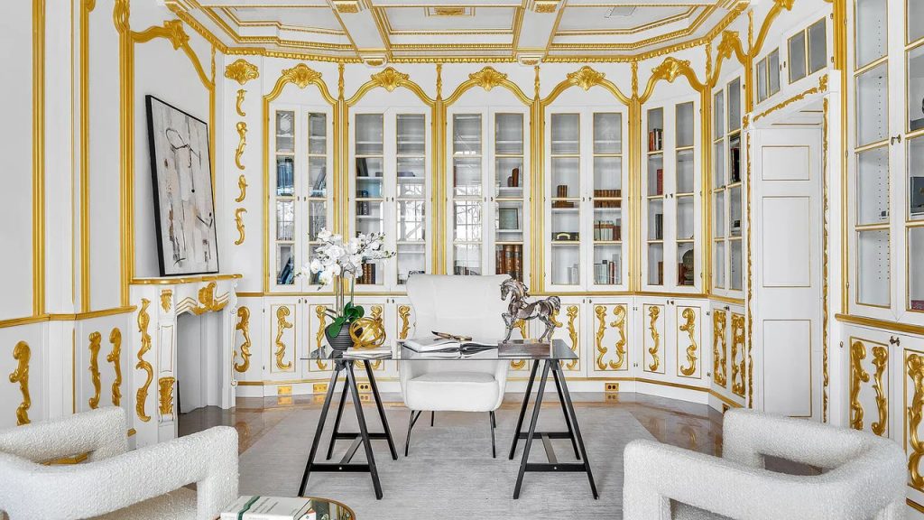 Tour This Majestic 1937 Estate in Greenwich with Tennis House, Ethereal Fountains, and 22 Acres of Beautifully Designed Land