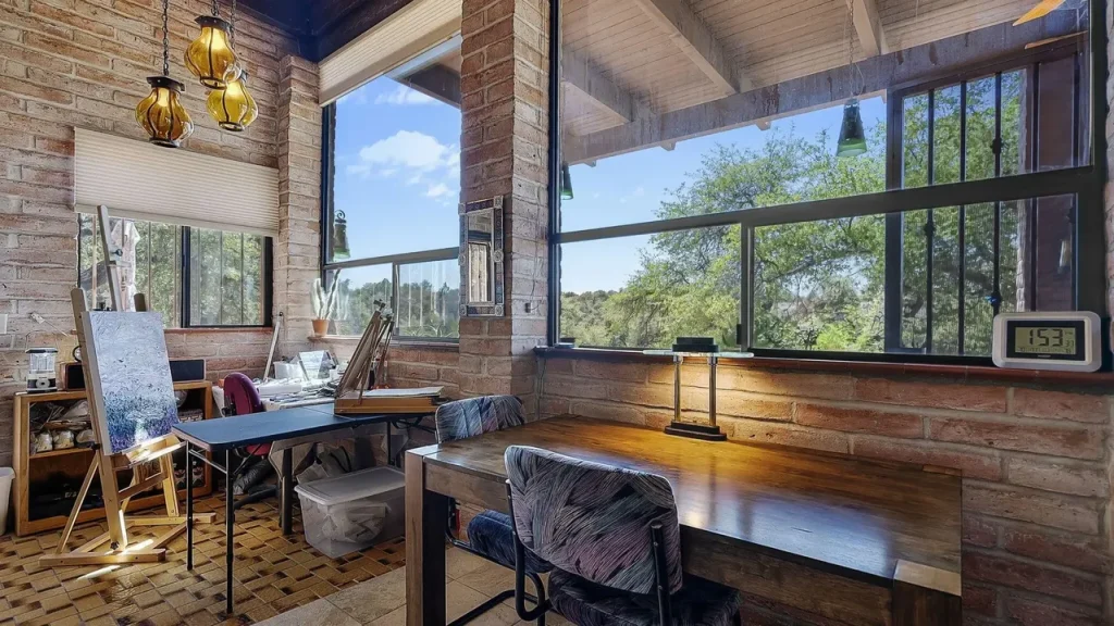 Southwestern-Style 2-Bedroom Adobe Home in Sonoita With Soaring Ceilings and Mountain Views (Floor Plan Inside)