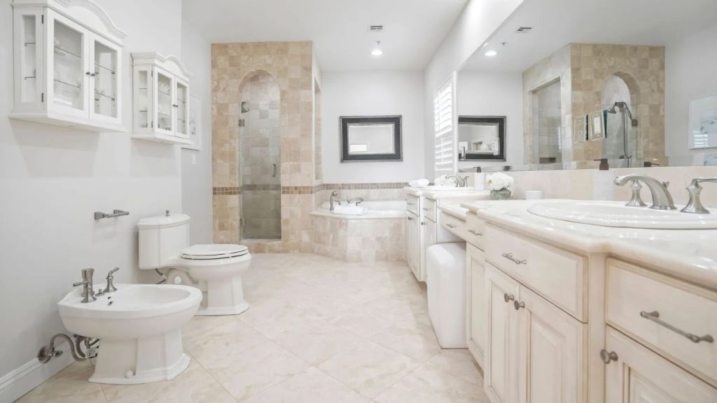 Elegant Spa-Inspired Primary Bathroom