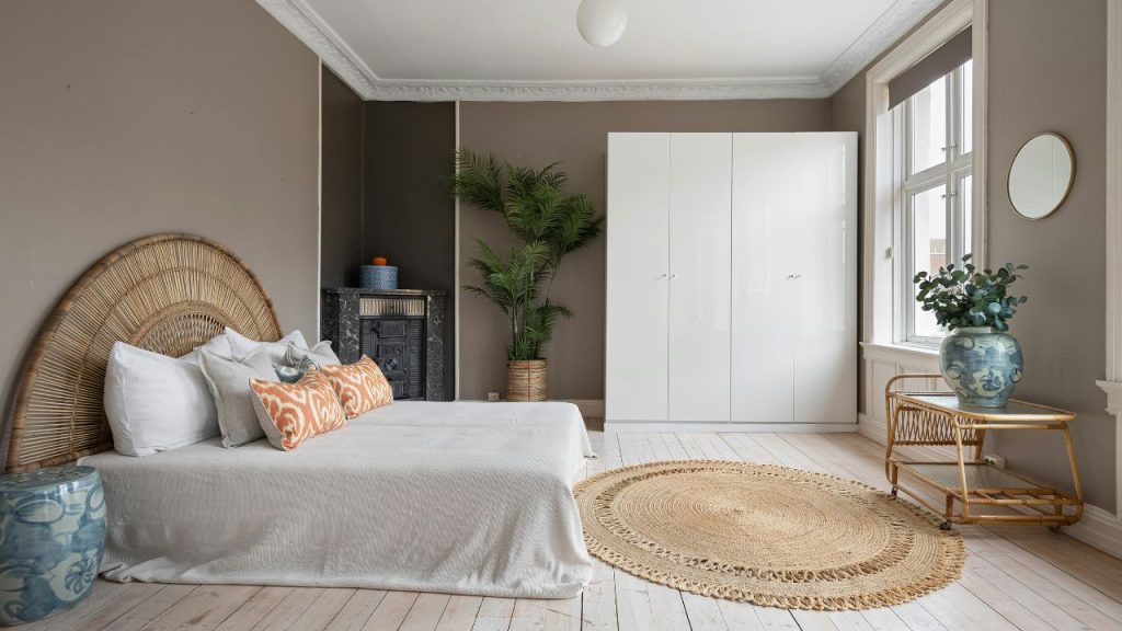 Bedroom that is Organic Modern