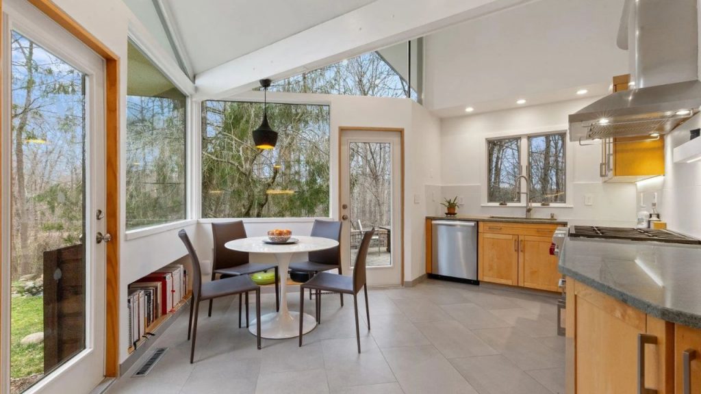 Bright Woodland Kitchen & Nook