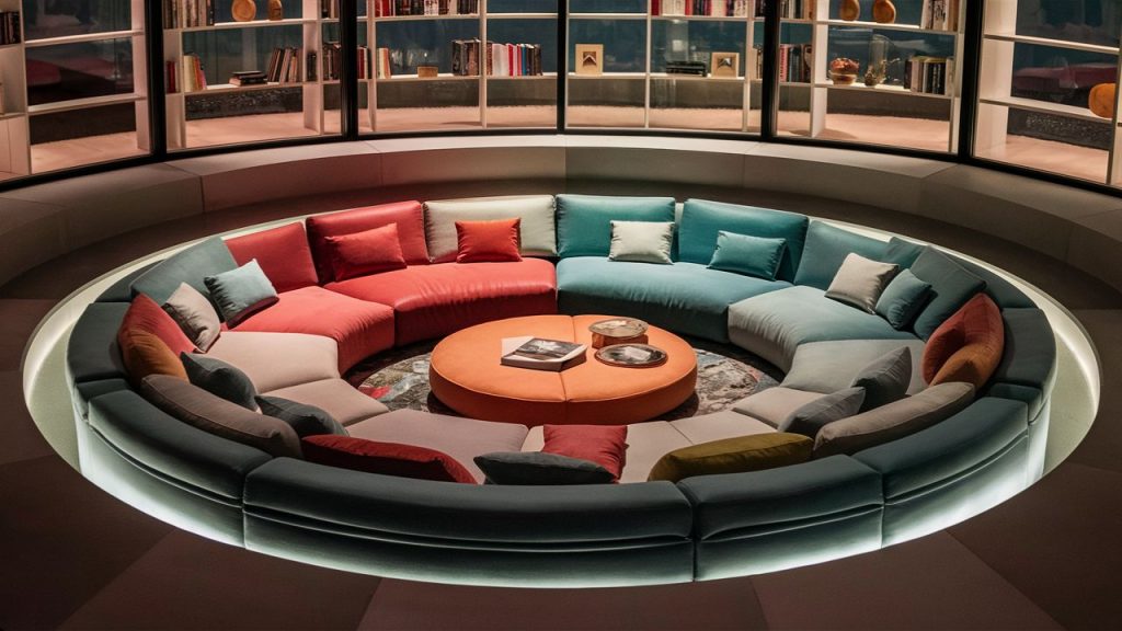 70s Trend of Sunken Living Rooms