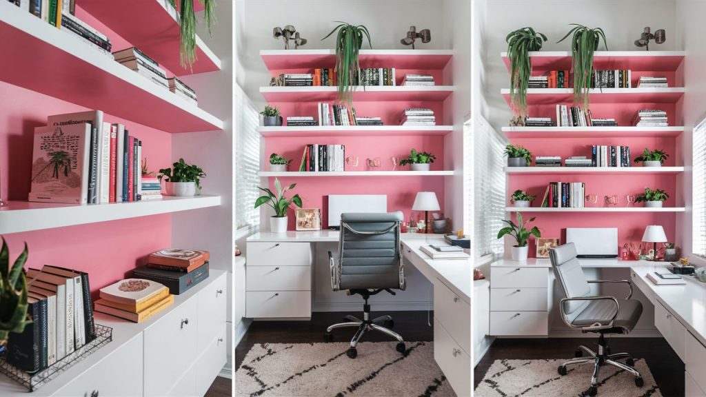 Colorful Under Shelves