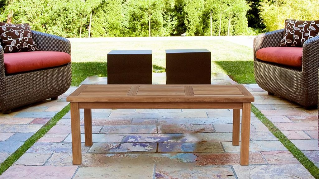 Low Wooden Coffee Table
