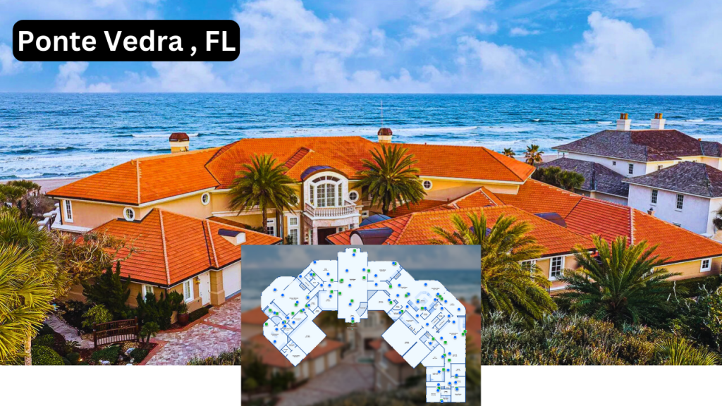 Tour This 8,949 Sq Ft Oceanfront Estate in Ponte Vedra Beach, FL with Resort Amenities and Panoramic Atlantic Views