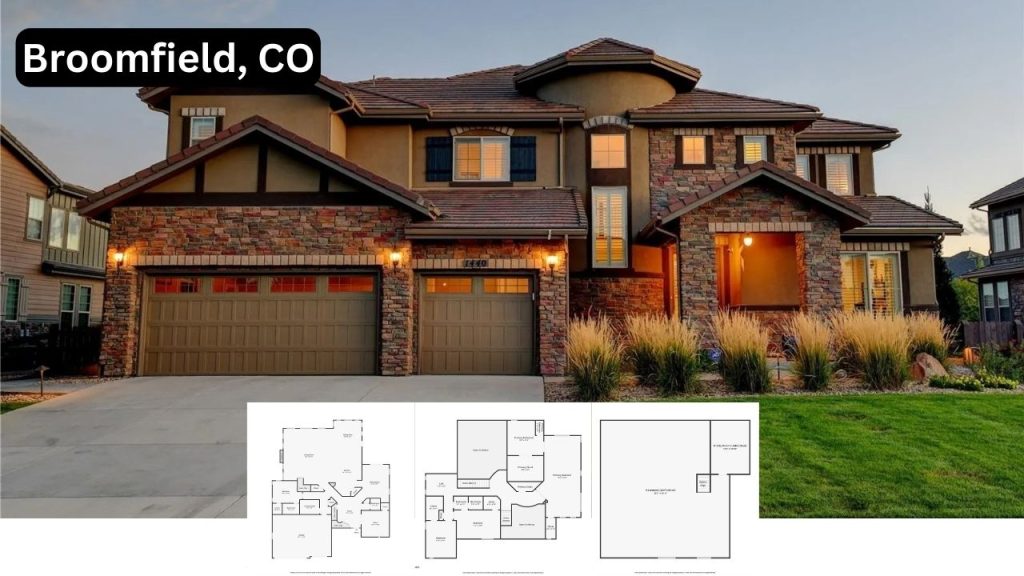 Elegant Luxury Living in Broomfield’s Preserve at McKay Shores with Main-Floor Guest Suite and Water Feature (Floor Plan Inside)