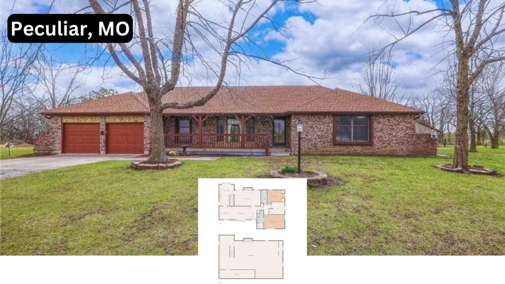 Missouri Ranch-Style Retreat With Vintage-Style Interior and Workshop Ready Space (With Floor Plan)