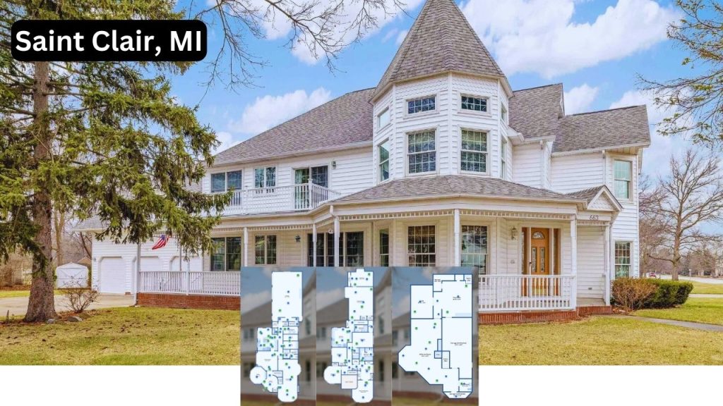 Explore This $599K Saint Clair Victorian Gem With 5-Bedrooms, 2-Offices and 3-Car Garage (Floor Plan Inside)